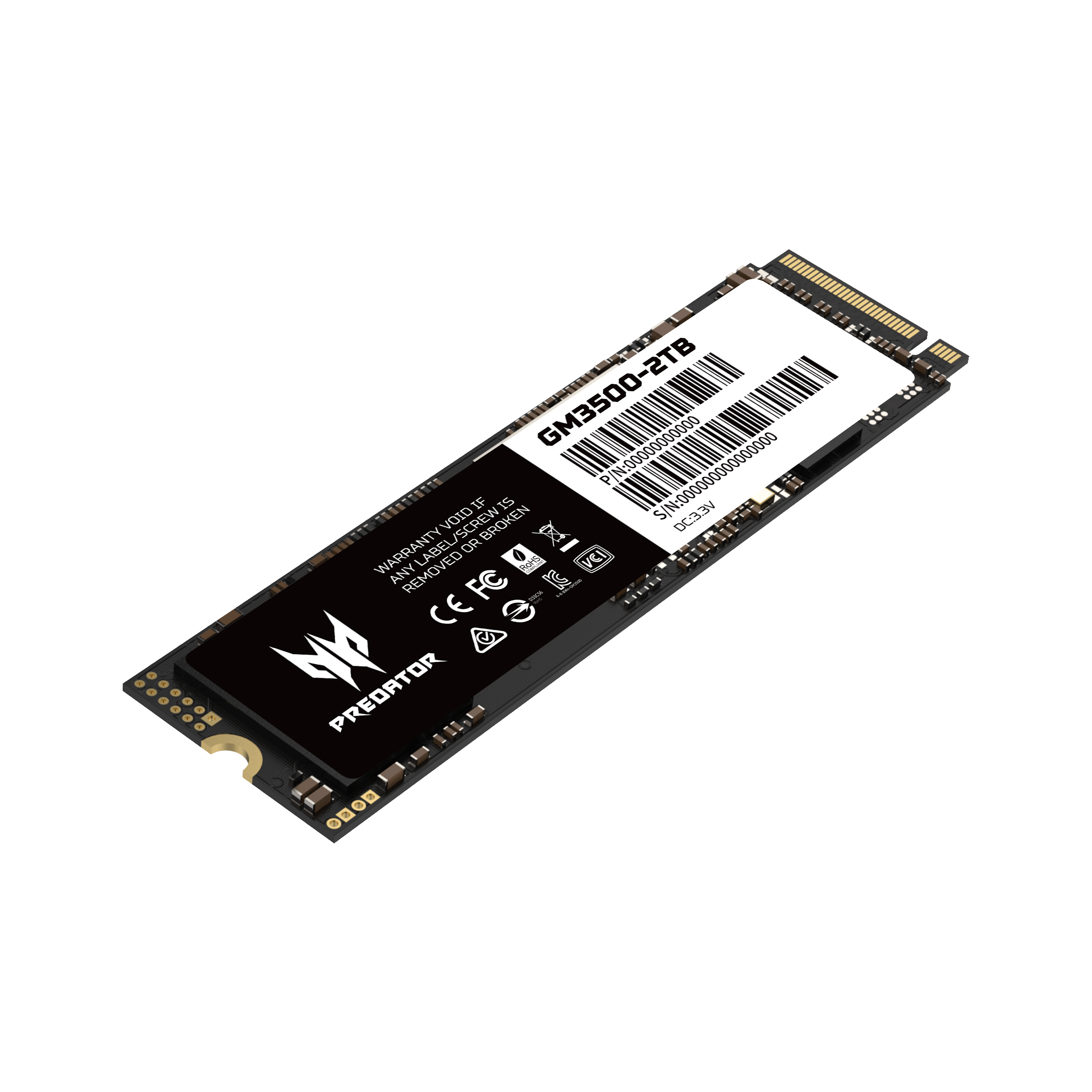 掠夺者 GM3500 PCIe 3.0 M.2 SSD